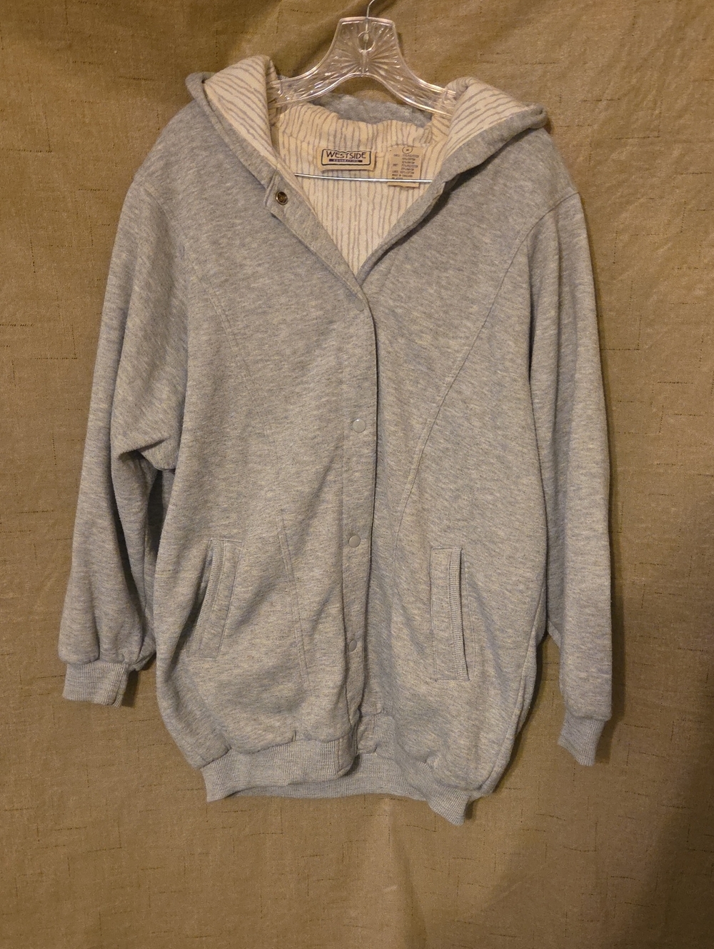 Westside Cozy Light Gray Women's Hoodie